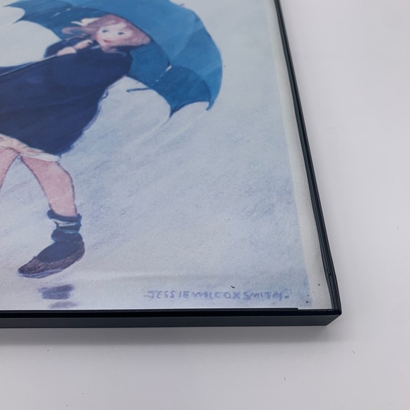 Jessie Willcox Smith “Good Housekeeping” 1922- Girl With Umbrella Framed Print - Picture 4 of 9